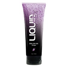 Оральный лубрикант с виноградным вкусом Liquid Sex Oral Sex Gel - 113 гр.