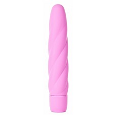 Вибратор Silicone Twist Pink SH-SHT142PNK