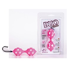 Вагинальные шарики на сцепке Duo Balls Hot Pink 05-128HPKSC