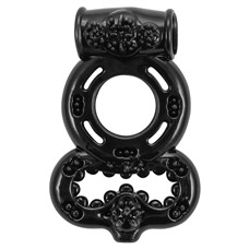 Эрекционное кольцо Rings Treadle black 0114-62Lola