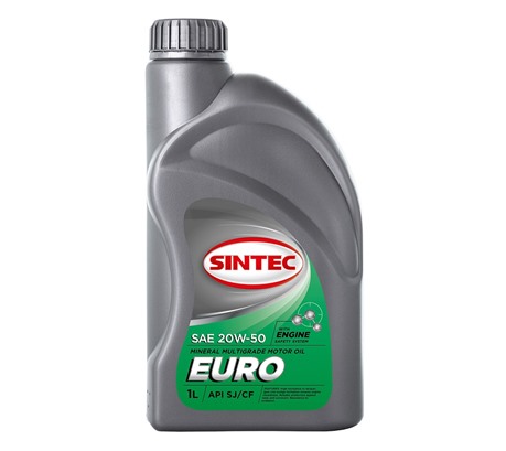 Моторное масло Sintec Euro 20W-50 SJ/CF (1л.)