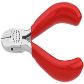 Бокорезы 115 мм, скругленная головка, с фаской, для электроники, KNIPEX, KN-7711115