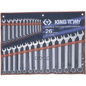 Набор комбинированных ключей, 6-32 мм, 26 предметов KING TONY арт. '1226MR'