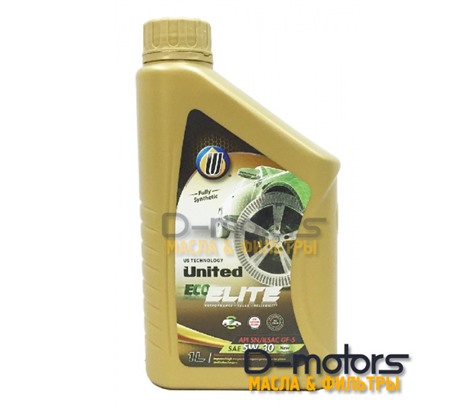 Моторное масло United ECO-Elite 5W-30 (1л.)