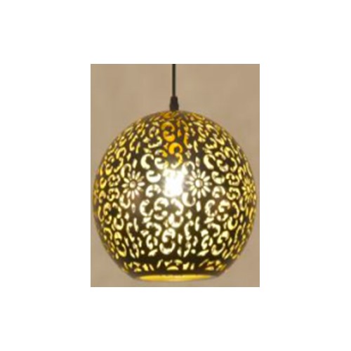 Марокканский фонарь бронзовый шар