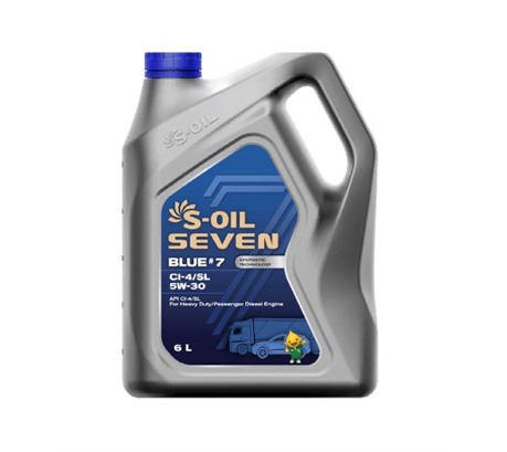 Моторное масло S-oil 7 Blue #7 CI-4 / SL 5W-30 (6л.)
