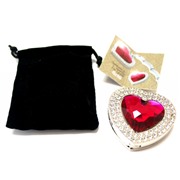 Держатель-крючок для сумок Heart (Сердце) (ярко розовое), Любая женщина придет в восторг от такого подарка!