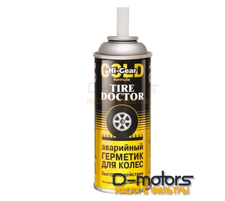 Аварийный герметик быстрого действия для ремонта колес HI-GEAR  tire doctor (340г)
